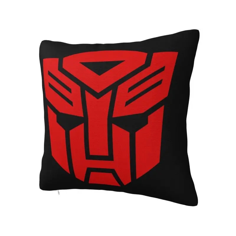 Nordic Style Robot Car Autobots Cushion Cover 66x66cm Velvet Pillow Case Sofa Chair Square Pillowcase Bedroom Decoration