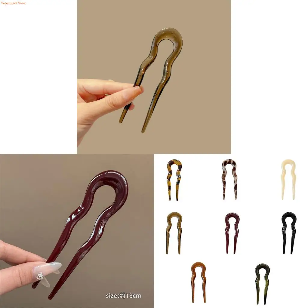 Q5WE Professional U Pin For Women Hair Styling Material Bun Securing Tool