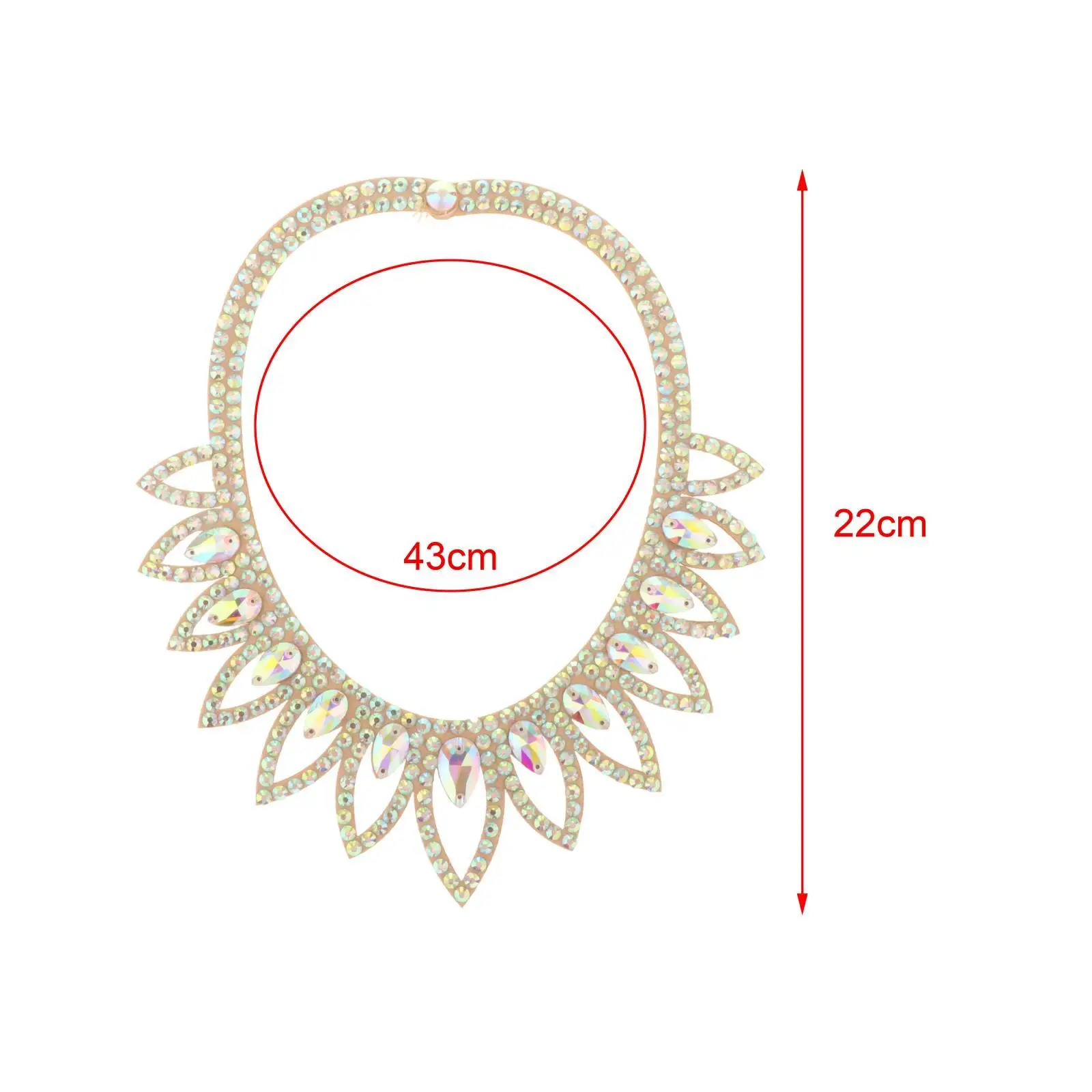 Buikdans ketting mode-sieraden carnaval kostuum accessoires strass