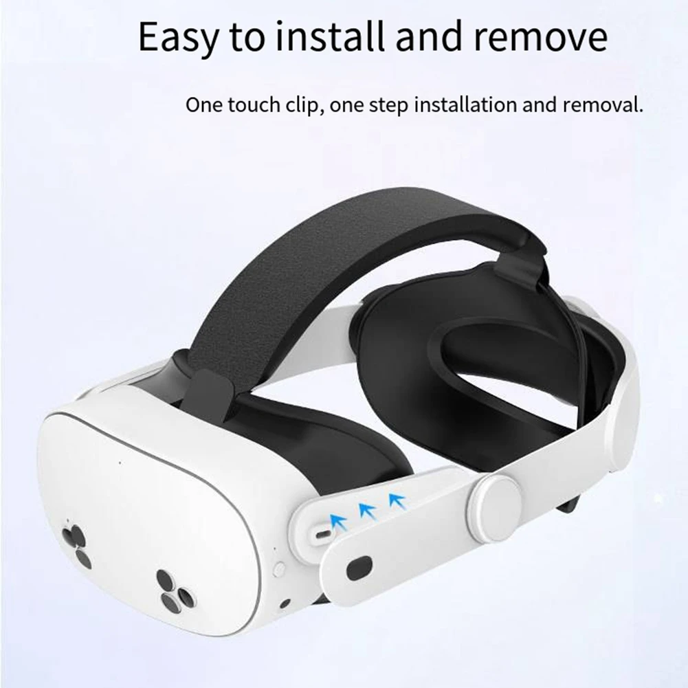 

CJSD-For Meta Quest 3 Elite Headband Comfortable Breathable Decompression Soft Simple Adjustable Elite Headband