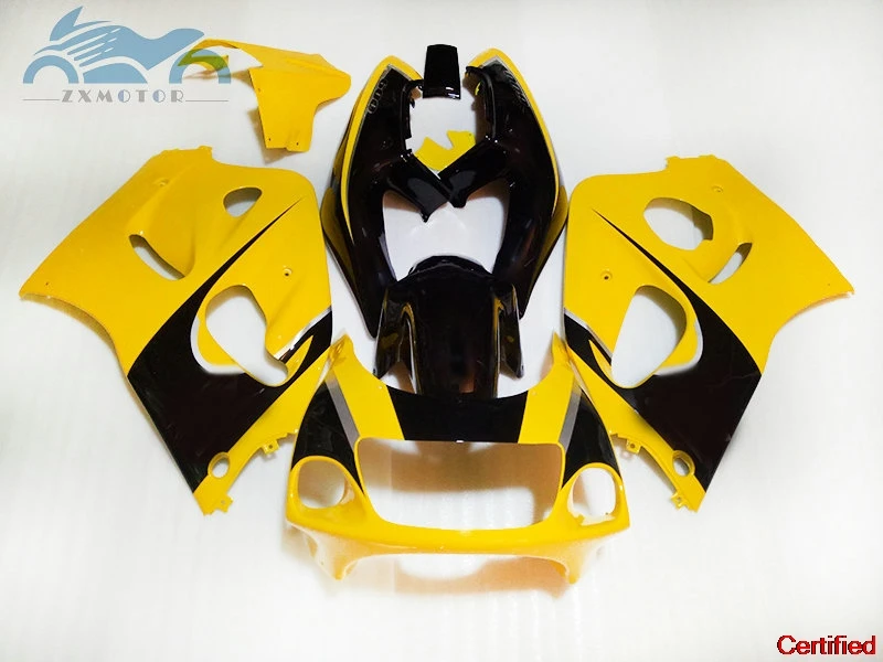

Free Custom plastic fairings kit for SUZUKI GSXR 750 GSXR 600 1996-2000 SRAD fairing kits GSXR600 96-00 yellow black parts