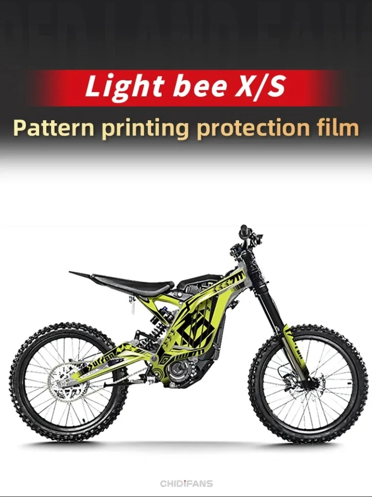 AliExpress NONE For Surron Light Bee X/S Bike Pattern Fairing Sticker Kits Body Paint Decoration Stickers Accessories Waterproof Anti-Scratch