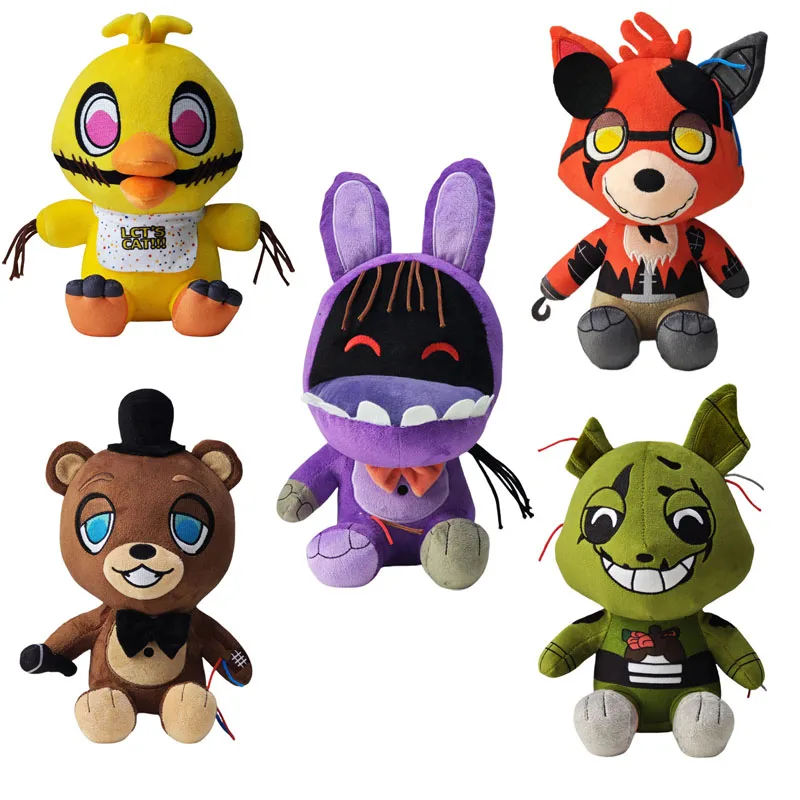 New Game Cartoon Collection Plush Toy Doll Withered Bonnie Plush Series Doll Pirate Dog Plush Toy Kids Holiday Funny Gifts