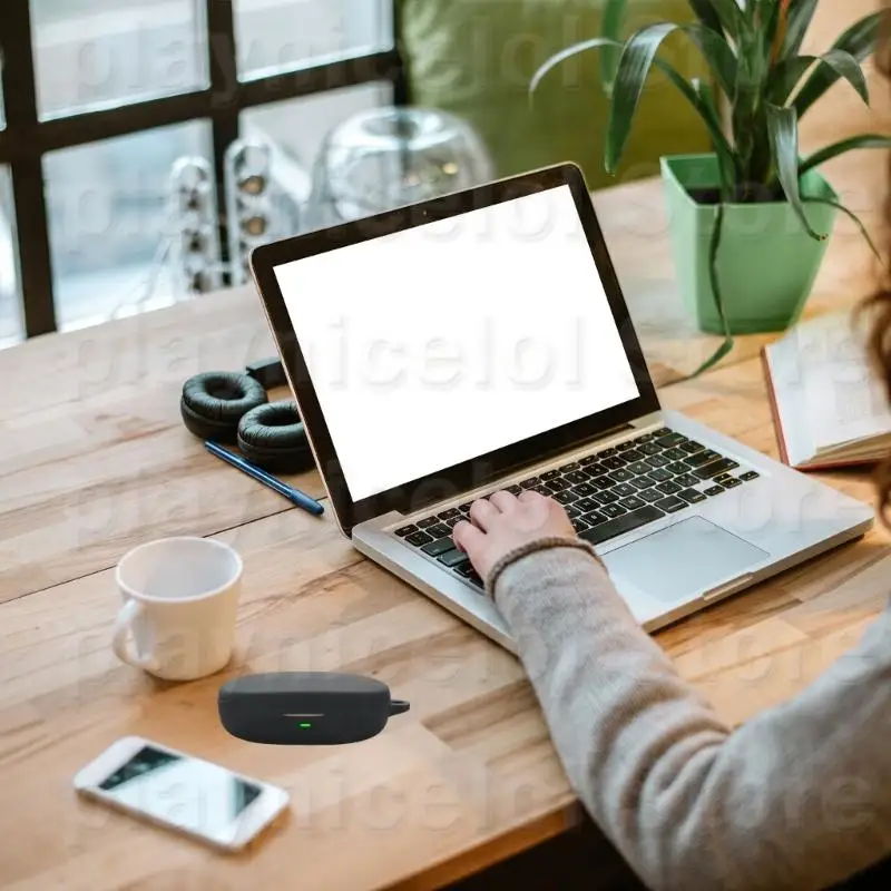 NANK OE MIX 무선 이어 버드에 대한 E8BA 땀 저항성 실리콘 보호 덮개