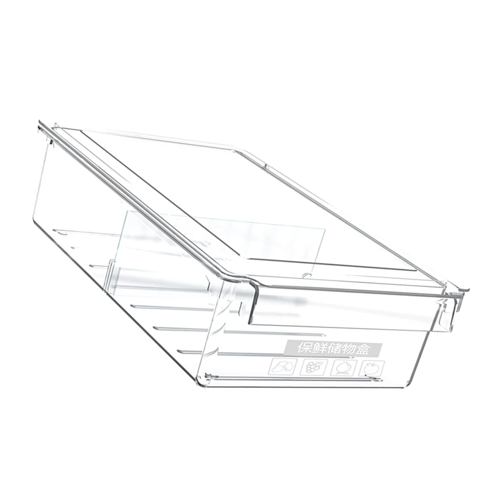 

Plastic Retractable Fridge Drawer ganizer Clear Safe Easy Kitchen Storage Vegetable Meat Fruit Food Container Box