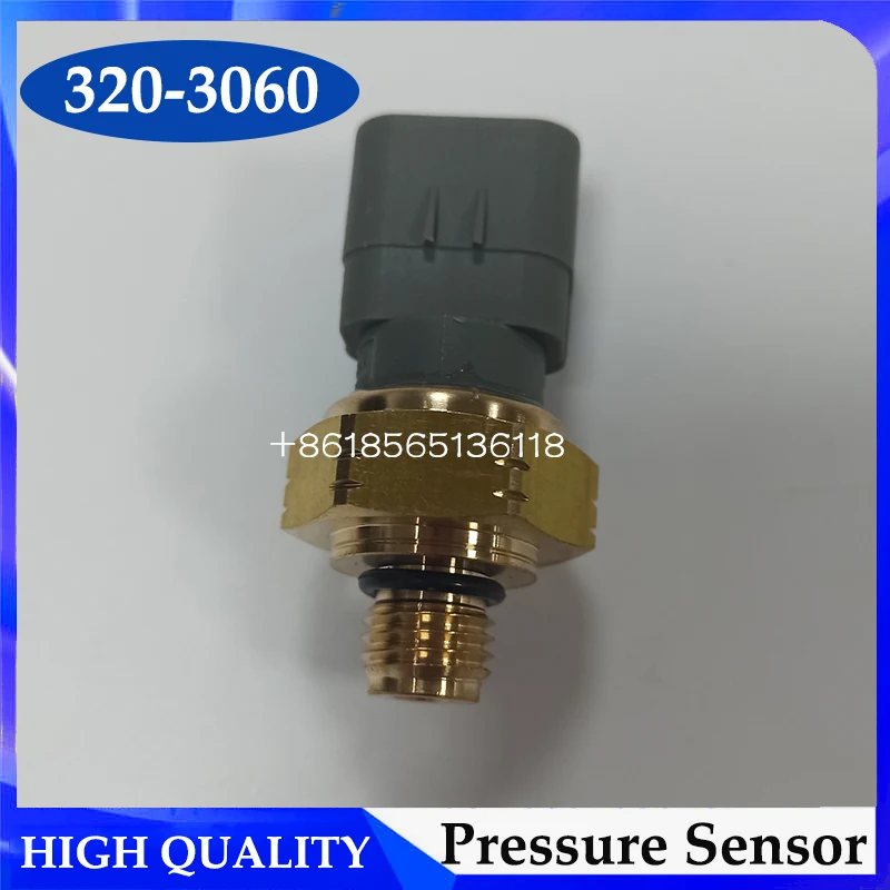 

320D2 320E Excavator Engine C7.1 C13 Fuel Oil Pressure Sensor 320-3060 3203060 for Caterpillar Spare Parts