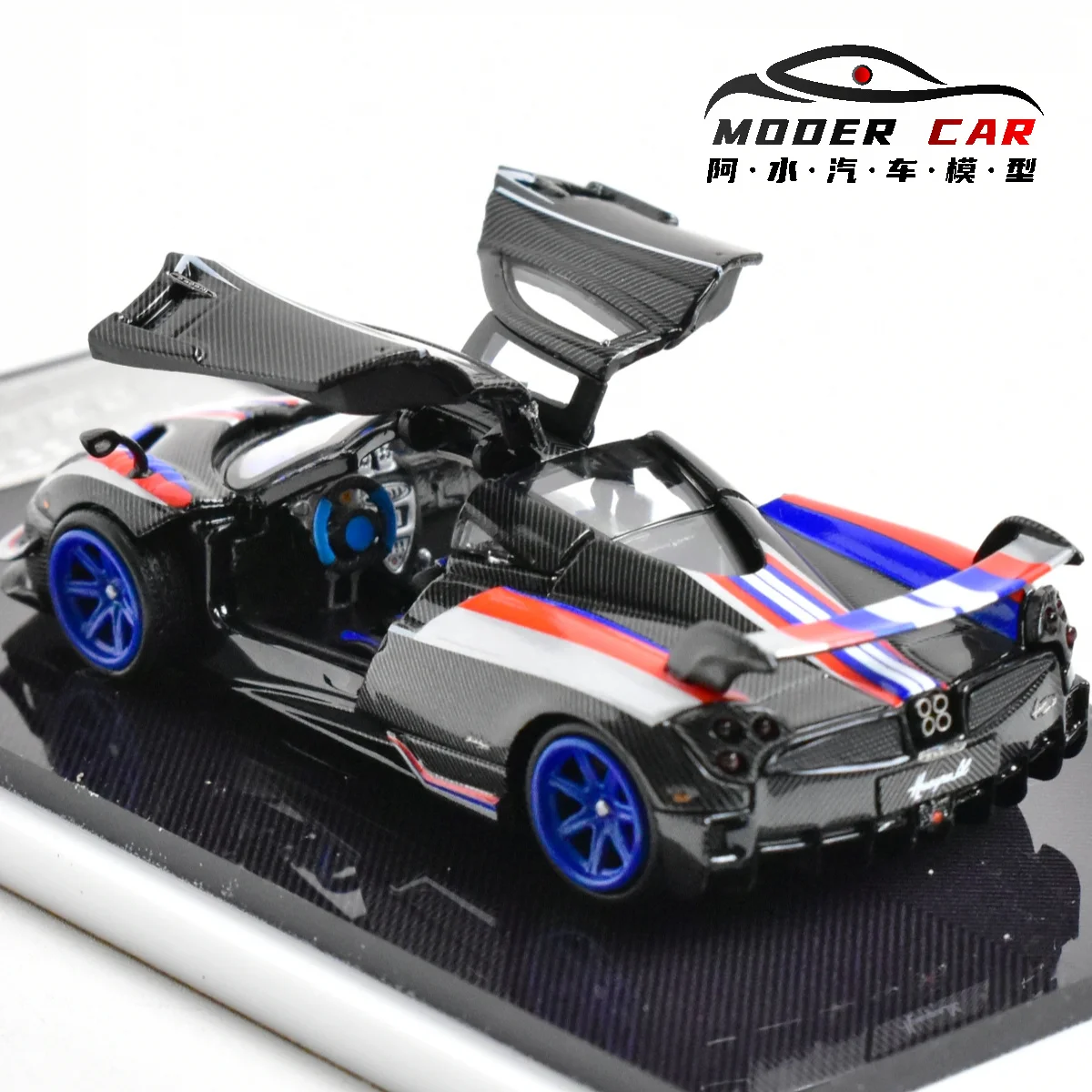 Demon King Auto 1:64 Pagani Huayra BEIJING Auto ShowรถโมเดลDiecast