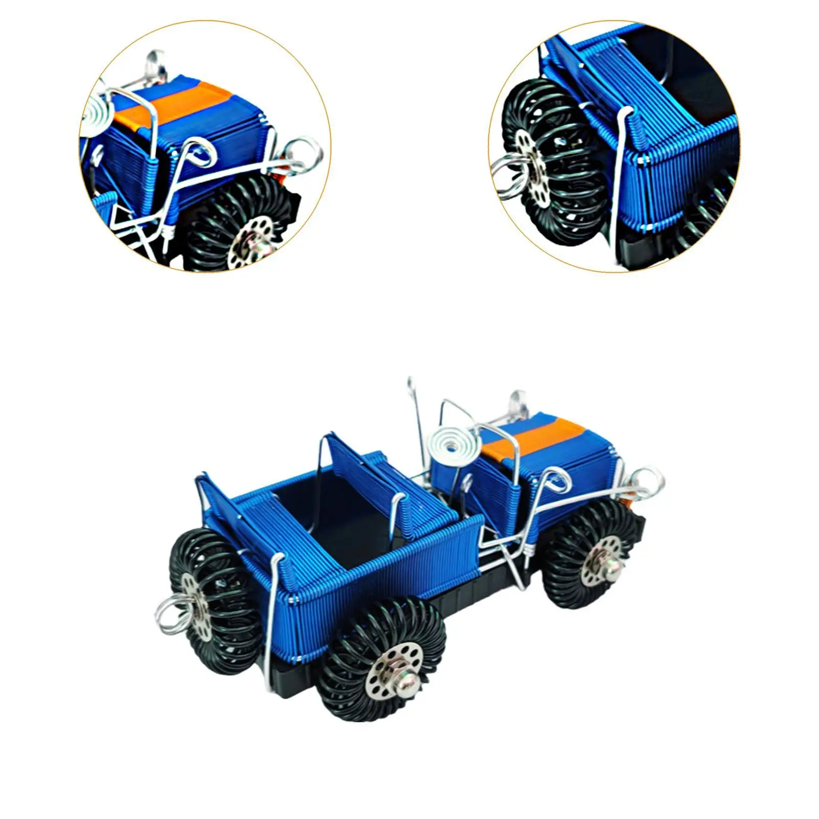 Jeep Model Beeldje DIY Creatieve Voertuigen Nieuwigheid Kunstwerk Verjaardagscadeau Collectible Jeep Model DIY Craft Bureau Standbeeld Ornament