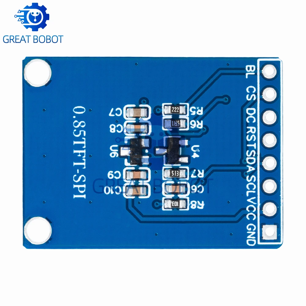 0.85" Color TFT Display Module-HD IPS LCD LED Screen,128X128 Resolution-SPI Interface, ST7735 Controller-Perfect for Arduino