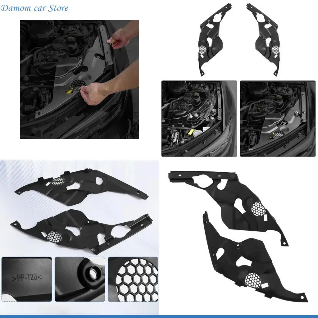 A2UC 2pcs Heavy Duty Automotive Light Cover Engine Compartment Protector for G28 330i