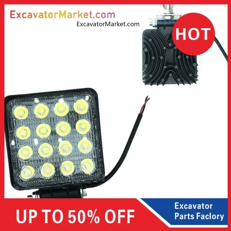 

Excavator Parts Truck Forklift Led Lights Lighting Headlights Big Lights 12v24v Komatsu Pc Caterpillar Cat Doosan