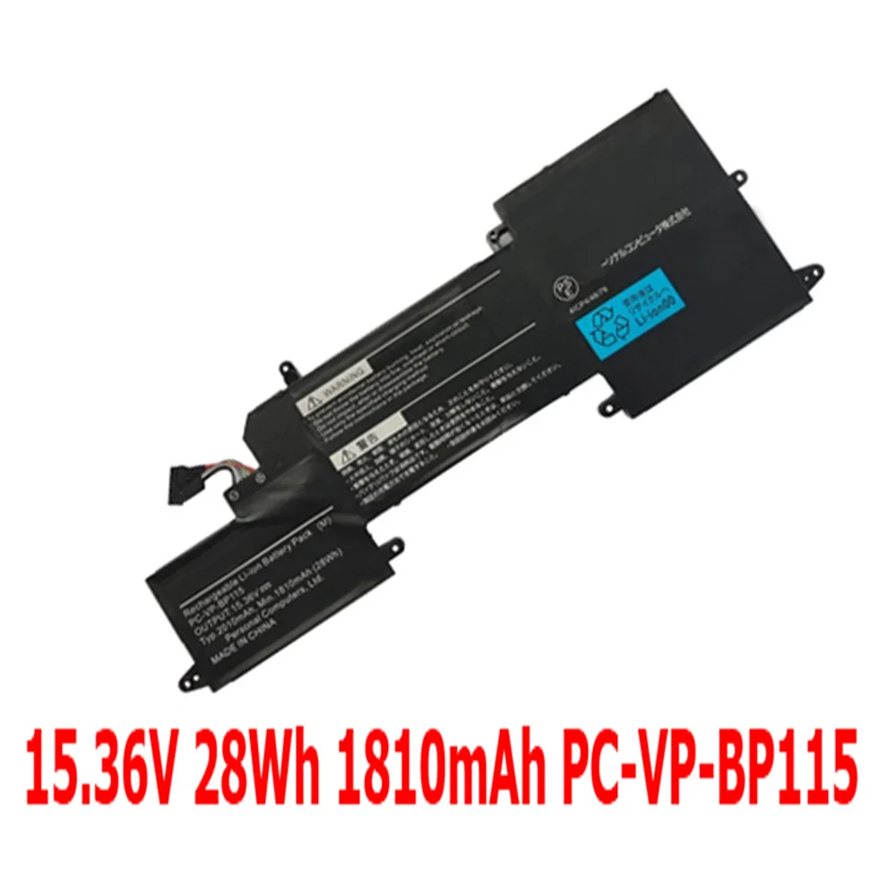 Imagem -03 - Original Bateria do Portátil para Nec 4icp4 48 76 4icp4 48 78 Hz550 15.36v 28wh 1810mah Pc-vp-bp115 11.52v 42wh 3618mah Pc-vp-bp116