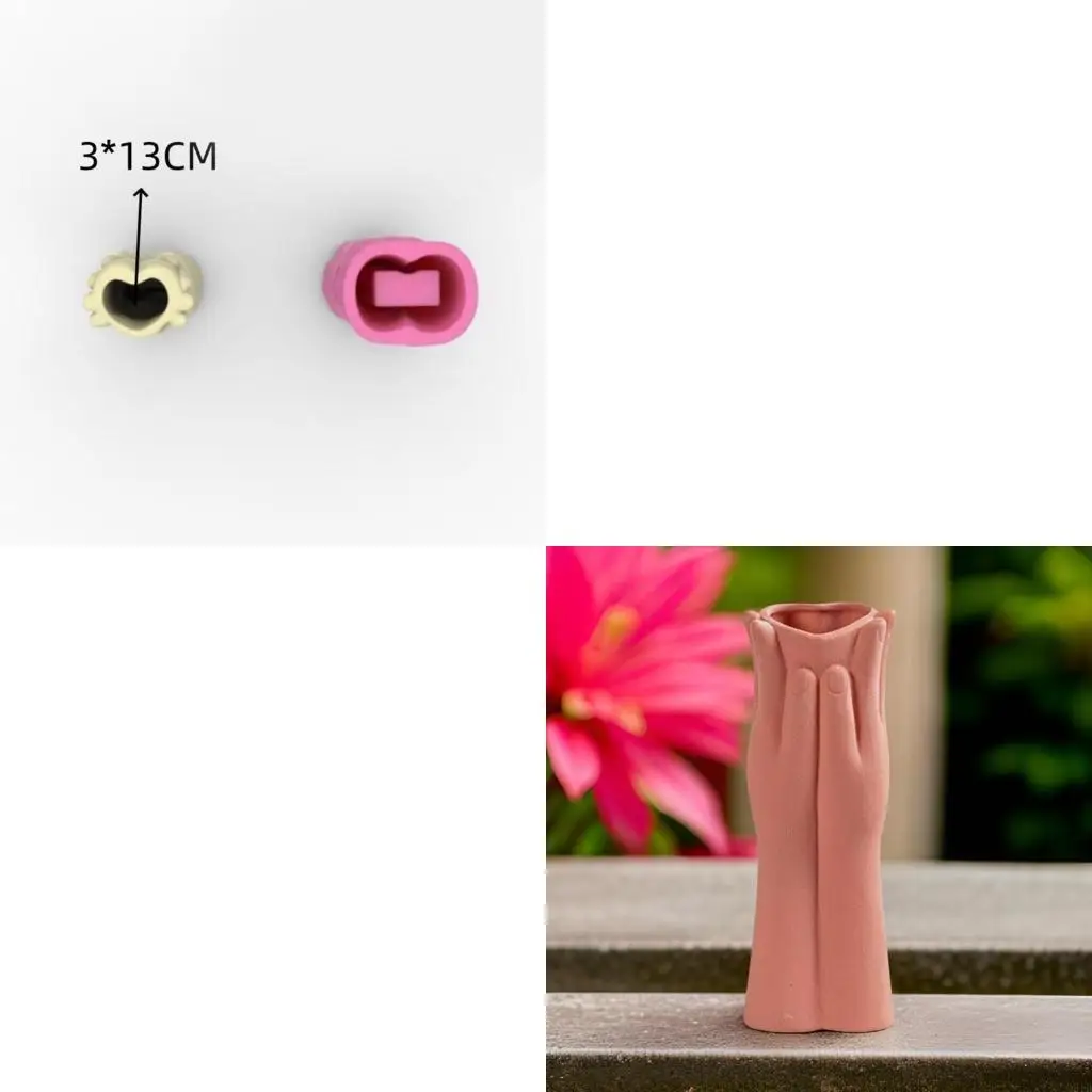 

Форма для держателя ручек, формы для ваз для цветов, форма для сочных растений, формы для орнаментов в форме рук, подходящие для