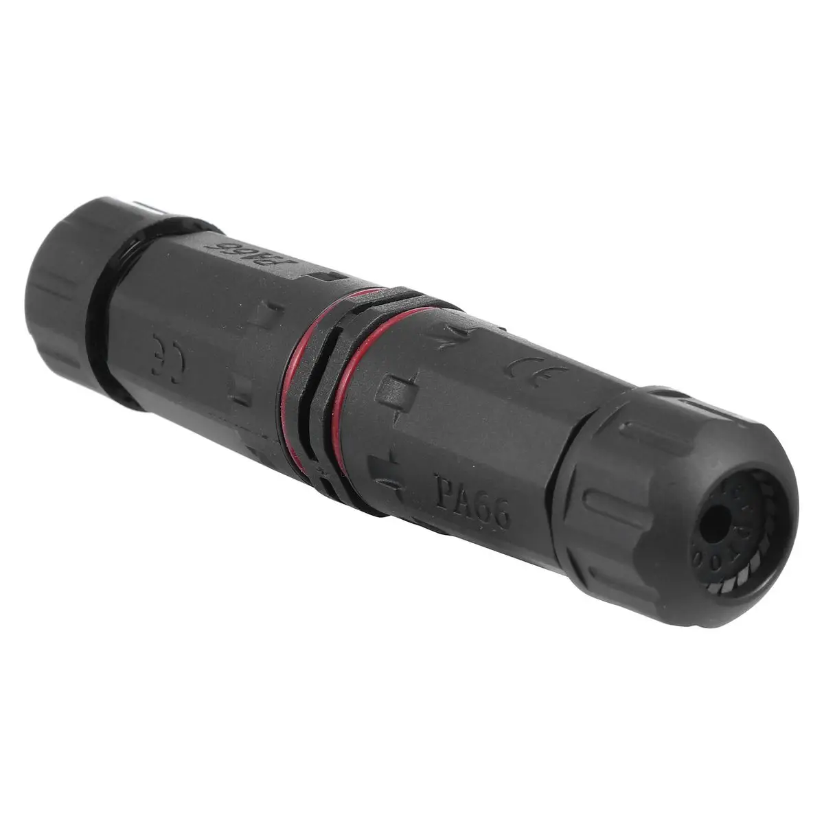 

IP68 Waterproof Electrical 2 Pin Connector Nylon Pa66 Wire Connector High Heat Resistant for Outdoor LED Flood Garden Tunnel