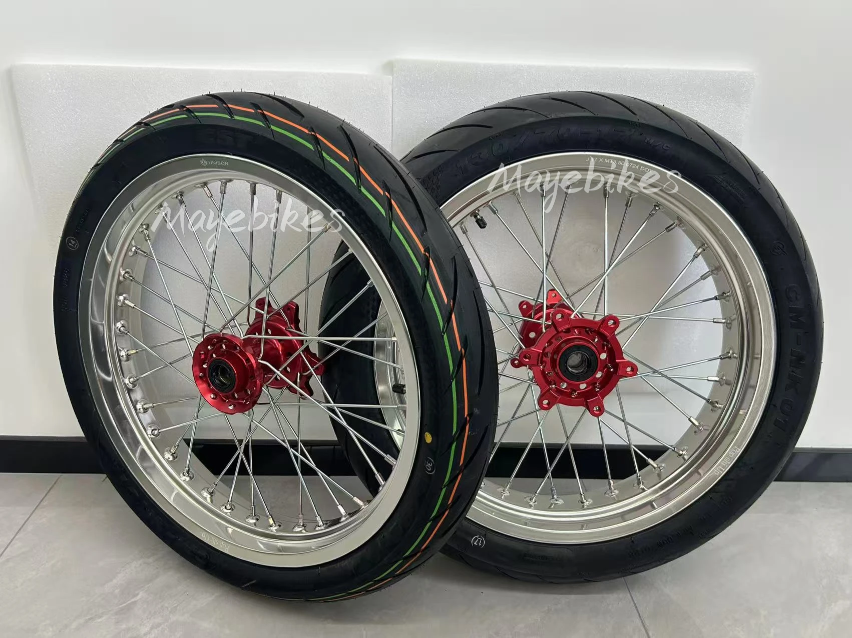 17inch Wheel Set Supermoto Ultra Bee Front Wheel Rear Wheel Kit Sur-ron Super Bike Motorcycle Wheels