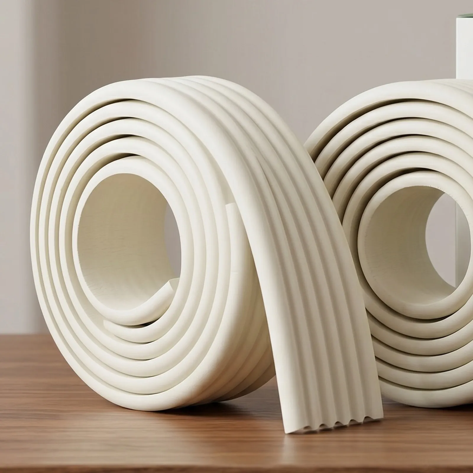 Self-Adhesive Foam Padding Rolls for Bunk Bed Ladders Stairs Furniture Edges – 2 Rolls 6.56ft x 3.24in
