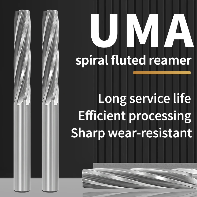 WALTETAP 1.1 -12.05mm 초경 리머 코팅 나선형 스트레이트 플루트 H7 척킹 경화 강철 금속 CNC 구멍 도구