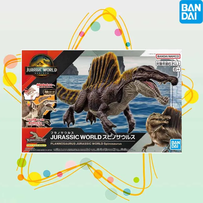 

Акриловая вывеска Bandai Jurassic World: Rebirth SPINOSAURUS аниме фигурка в сборе модель игрушки Коллекционная модель украшения подарки