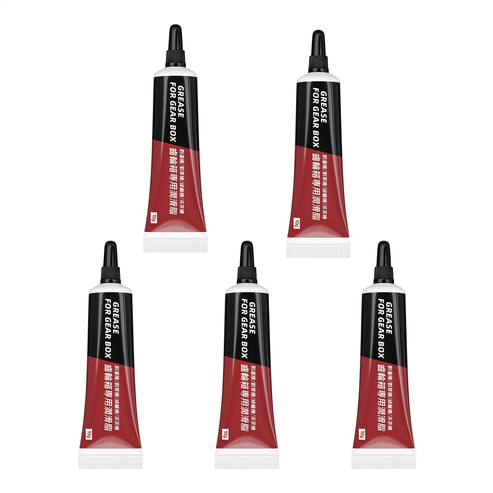 5Pcs Lawn Mower Grease Gear Grease Multi-Function Lubricant Refueling Nozzle Thread Design For Hedge Trimmers tea pickers