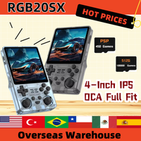 POWKIDDY RGB20SX Handheld Game Console 720*720 4 Inch IPS Screen Built-in WIFI Retro Gaming Opending Linux Children's Gifts NEW