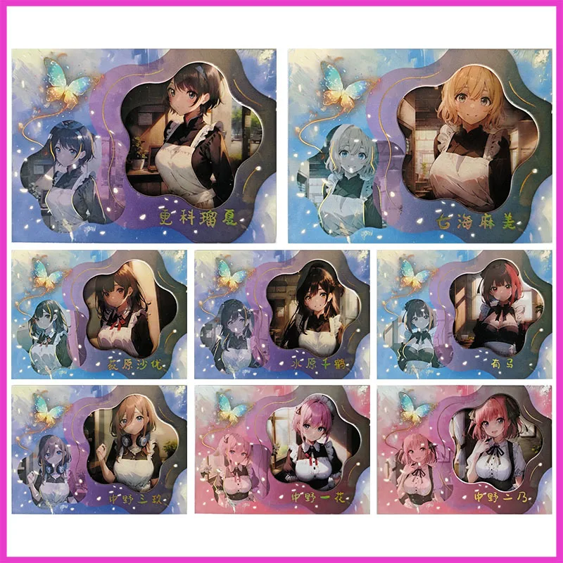 

Anime Goddess Story Rare Refraction Foil Asami Nanami Ogiwara Sayu Nakano Miku Toys for boys Collectible Cards Birthday Present