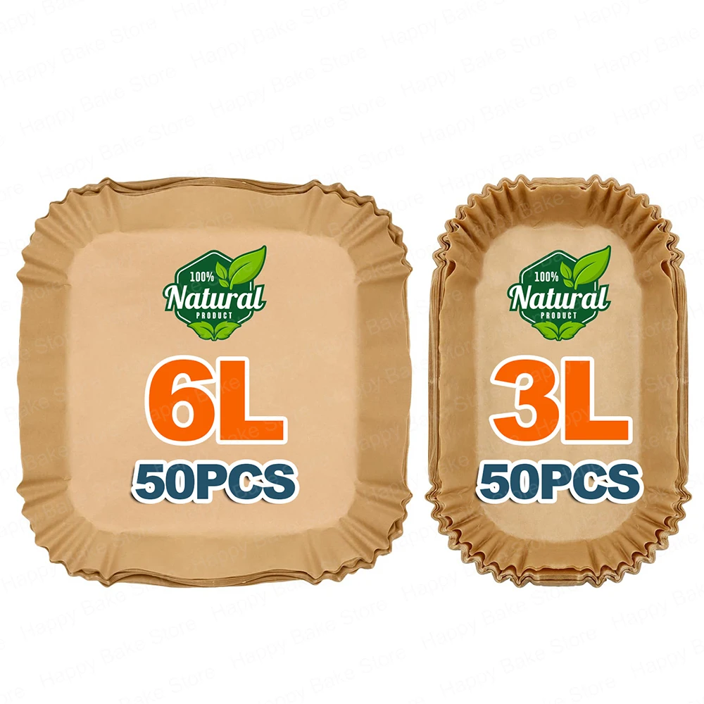 Lot 100 Feuilles Papier Sulfurisé Philips Airfryer Dual Basket 3000/5000 Série 6L + 3L – Anti-adhésif & Résistant Chaleur