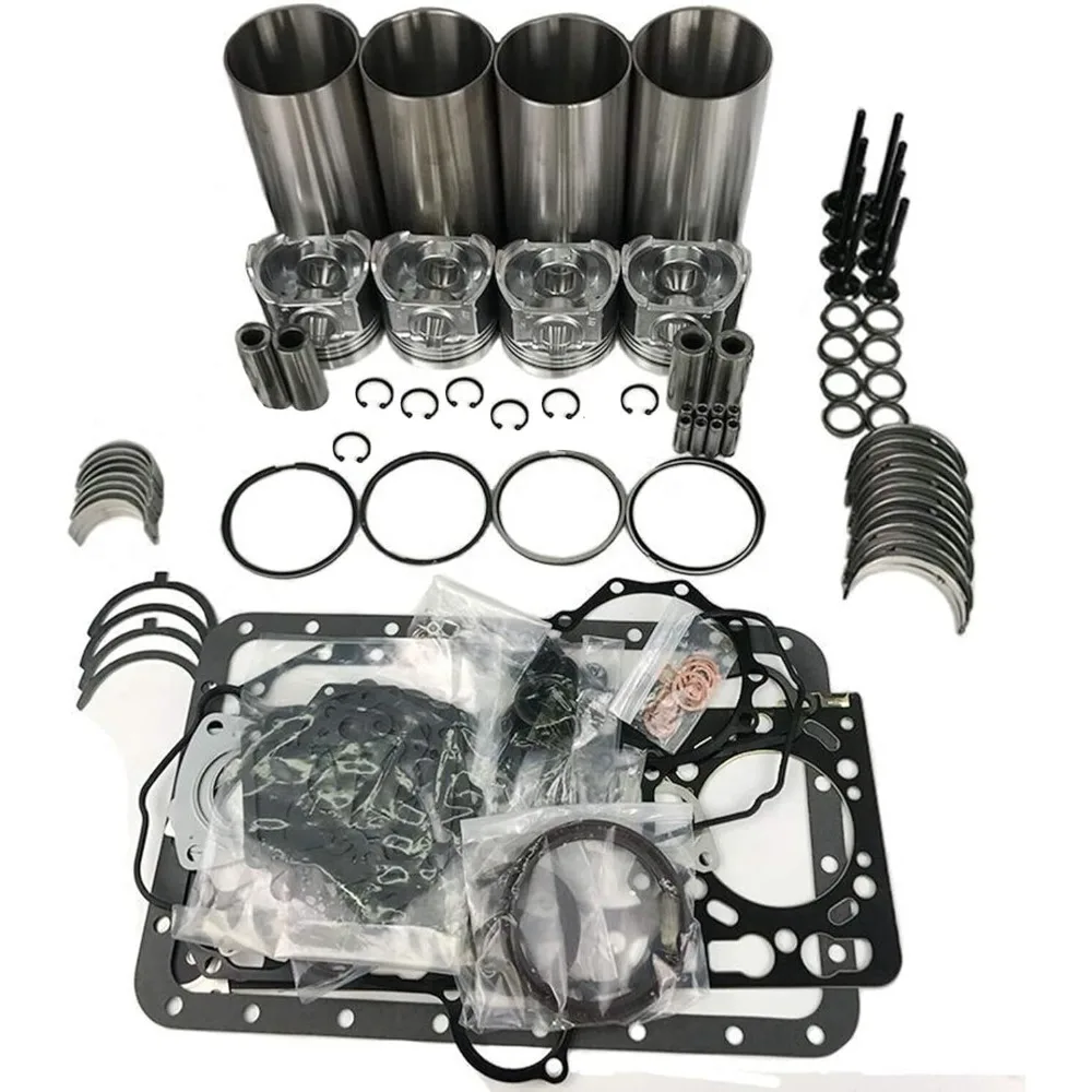 

NEW 4P Engine Overhaul Rebuild Kit for Toyota Forklift FG-20 FG-15 W Head Gasket
