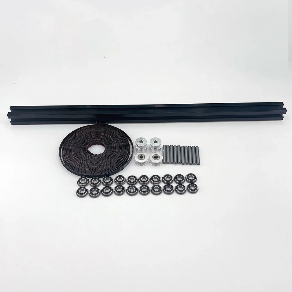 ZeroG Mecury One  GT2 LL-2GT RF Open Timing Belt Misumi Extrusion 2GT 20T Pulley F695-2RS MGN12H Linear Rail