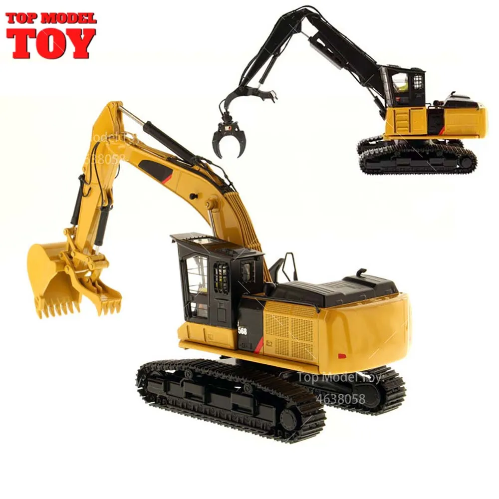 

1/50 Scale 568LL TR40002 TR40003 Alloy Diecast Crawler-type Timber Grab Truck Engineering Machine Model Toys for Collectible
