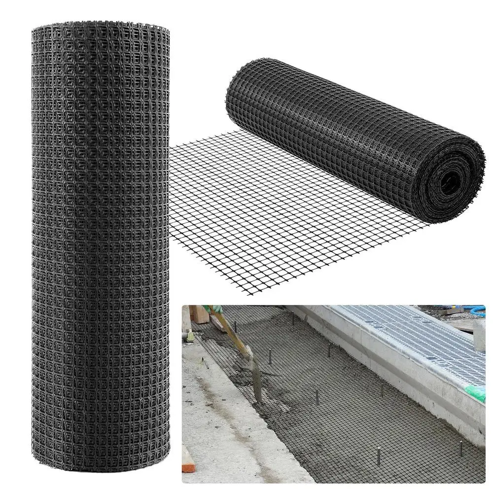 Universeel opritstabilisatierooster 3ft x 164ft Geogrid-wanden tot 1,8 meter Duurzaam bidirectioneel ontwerp Ideale landschapsarchitectuur