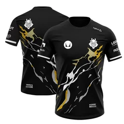 Summer 3D Print T Shirts G2 Game National Team Uniform Men's Quick Dry T-shirt E-Sports Fans Short Sleeve Fashion Oversized Tops