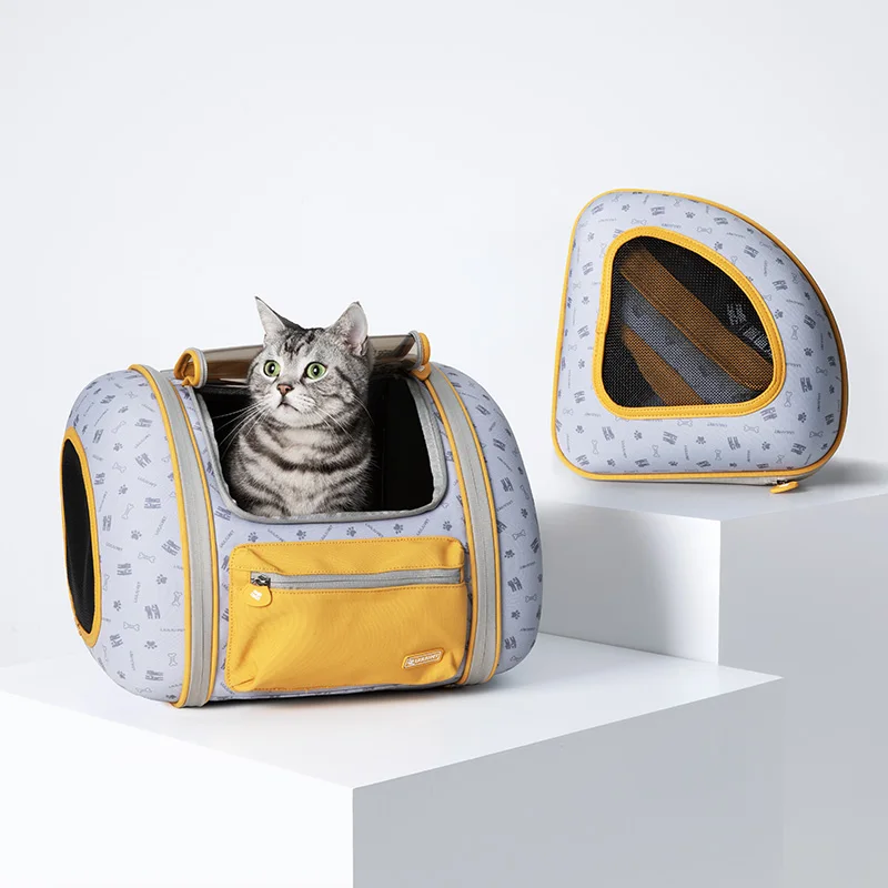 

LIULIUPET модный рождественский расширяемый рюкзак с взрывом, портативный капсульный рюкзак для кошек, подарок на день рождения для собак