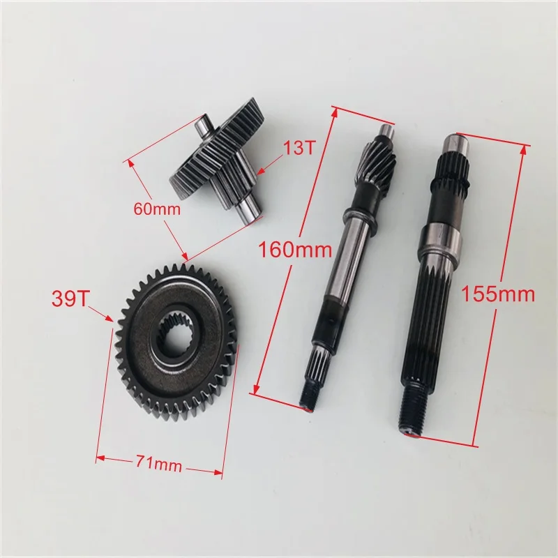 Motorcycle Engine Gearbox Gears Set Scooter Parts For YAMAHA JOG 100 RS100 JOG100 100cc 149QMG RSZ100 RS RSZ ZY 100 Spare parts