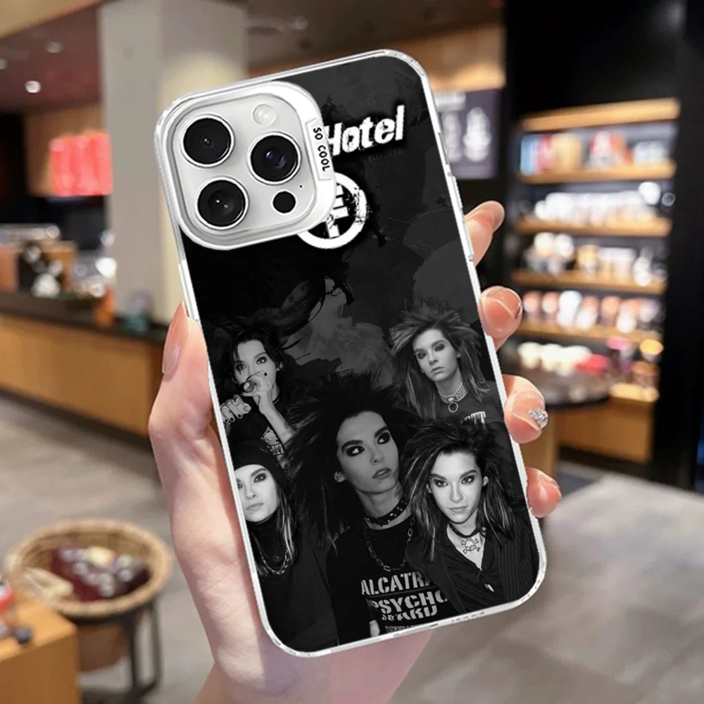 T-Tokio Hotel Band Phone Case For iPhone 16 15 14 13 12 11 Pro Max X XR XSMAX Matte Shockproof Back Cover