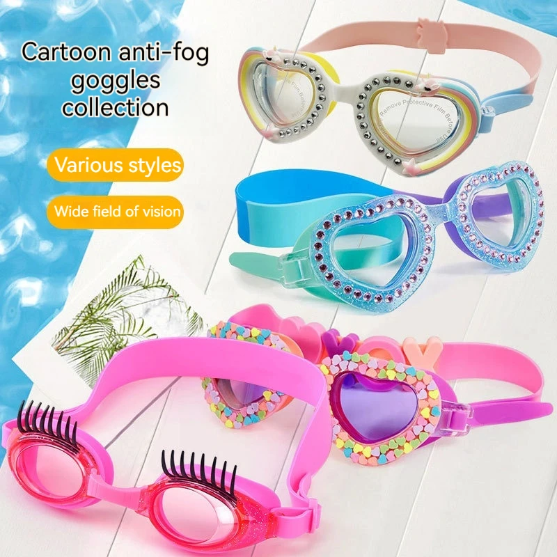 

Children'S Cartoon Anti-Fog Swimming Goggles Water Sports Practice Swimming Equipment Swimming Goggles Auxiliary Supplies