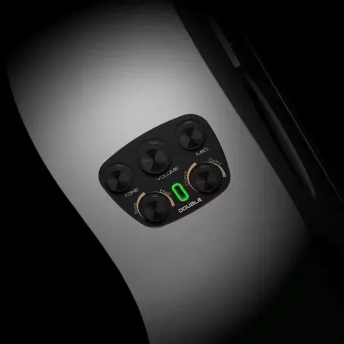 Hot Sale-DOUBLE S1 PRO V3 S1PRO Guitar Resonance Pickup with Piezo & Microphone Dual Mode No Need Speaker,