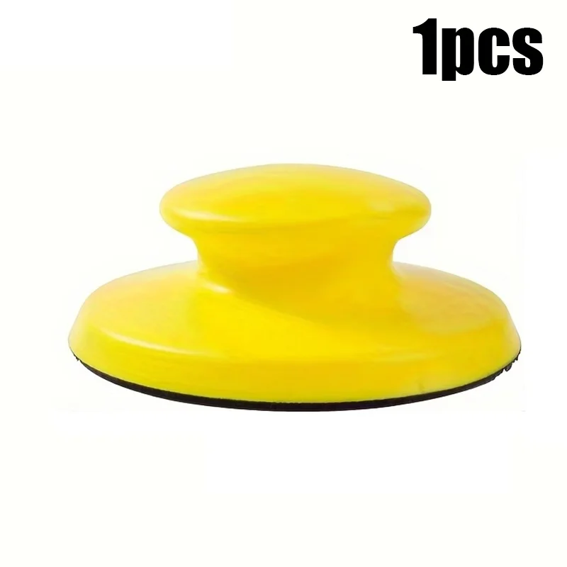 5Inch Rubber Hand Sanding Block with Nylon Strap Replaceable Zirconia Sandpaper for Car Body Wood Furniture Repair