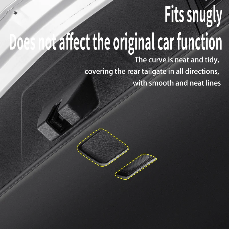 ل Volkswagen VW ID.4 X 2021 ~ 2026 سيارة الجذع الباب الخلفي حماية الوسادة مكافحة القذرة مقاوم للماء اللوحة الخلفية واقية حصيرة الملحقات #5