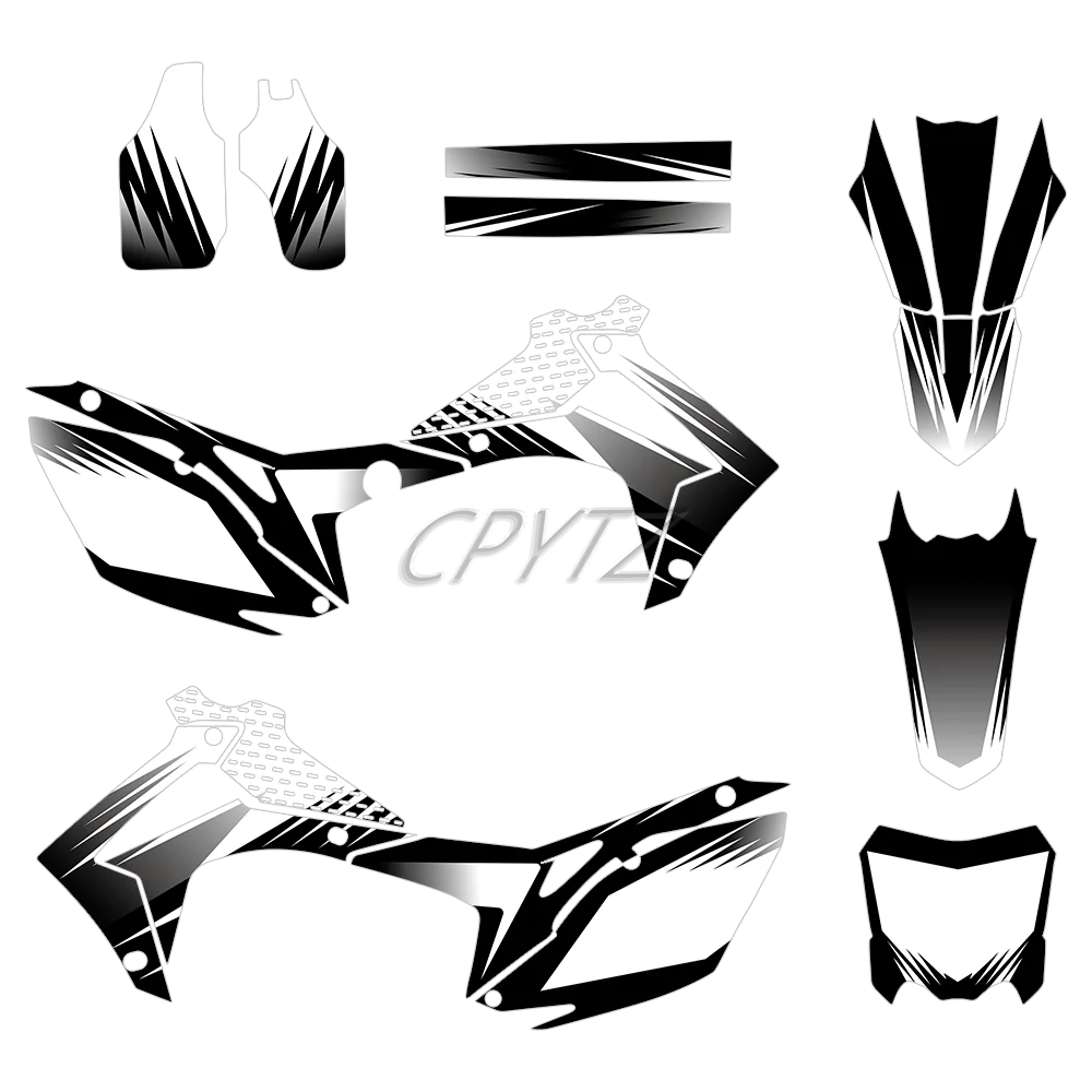Graphics Background Decals Stickers Kits Fit For CRF250 CRF 250 2014 2015 2016 2017 CRF450 CRF 450 2013 2014 2015 2016