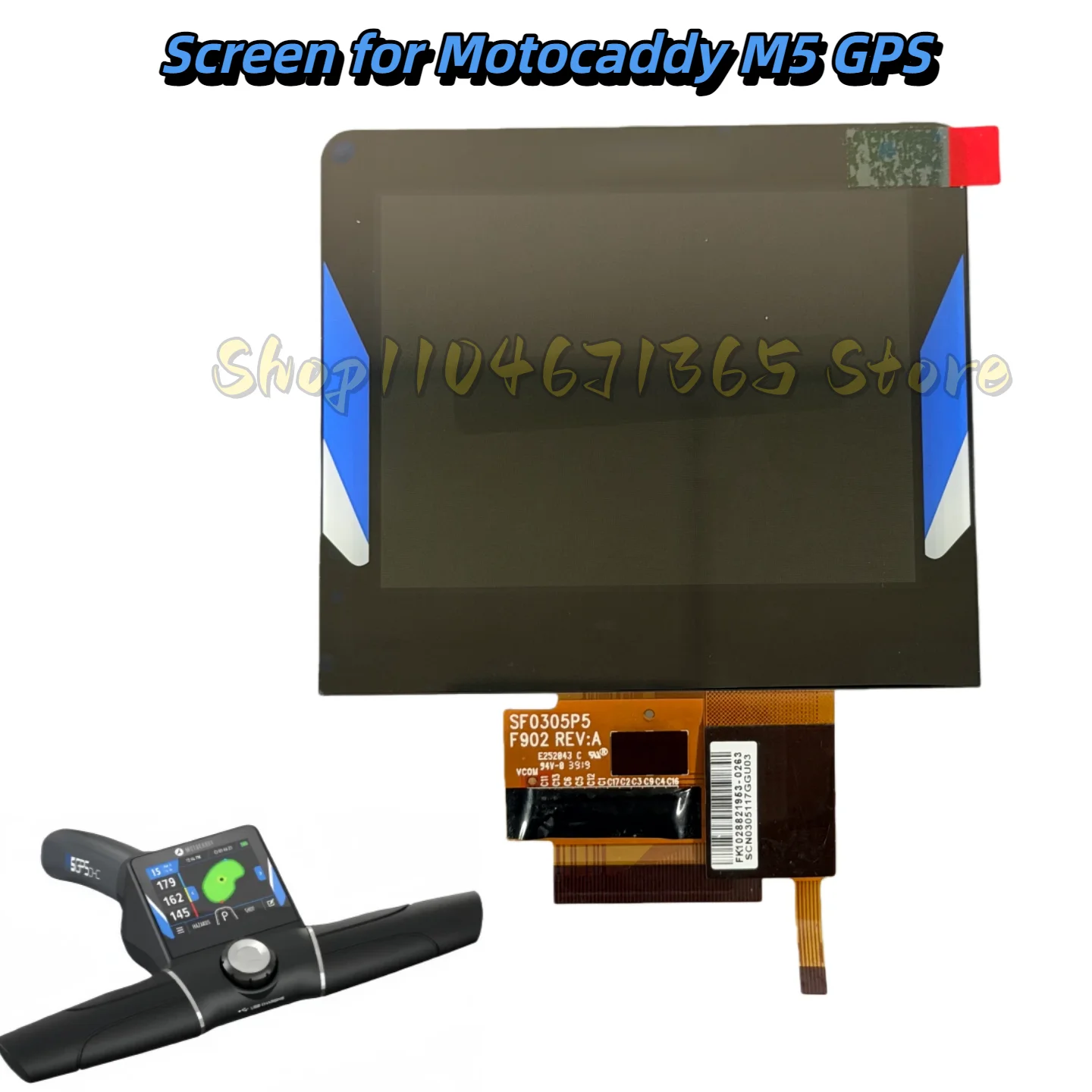 

SF0305P5 SF0305117GG03 LCD Display With Touch Screen for Motocaddy M5 GPS DHC Electric Trolley