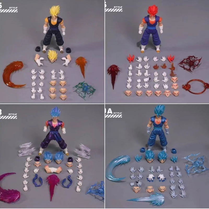 

24-hour Shipping OC Toys Dragon Ball SHF Super Saiyan SSJ Veggetoo Son Goku Vegito 3.0 Figure Body Action Figures Toys