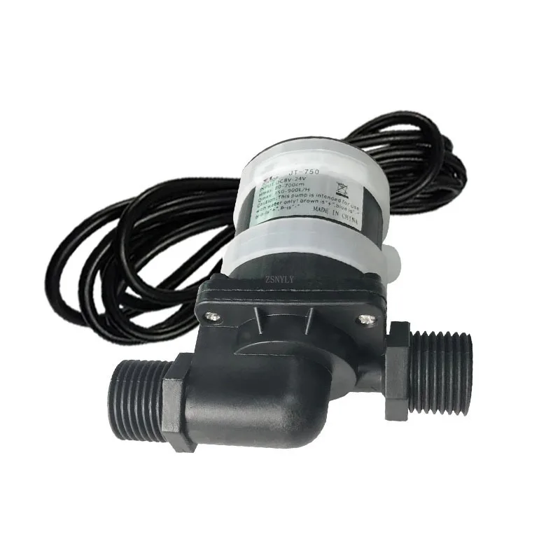 

JT-750D DC 12V Water Pump Brushless Motor Pump 1/2'' 5/8'' Thread Max 7M 900L/H Ultra-quiet Car Washing Gardon Using Pump