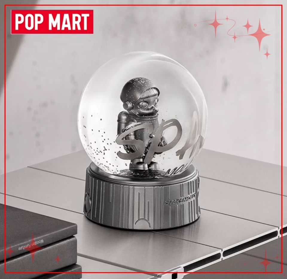 Original POP MART MEGA SPACE MOLLY Display Case Crystal Ball Style