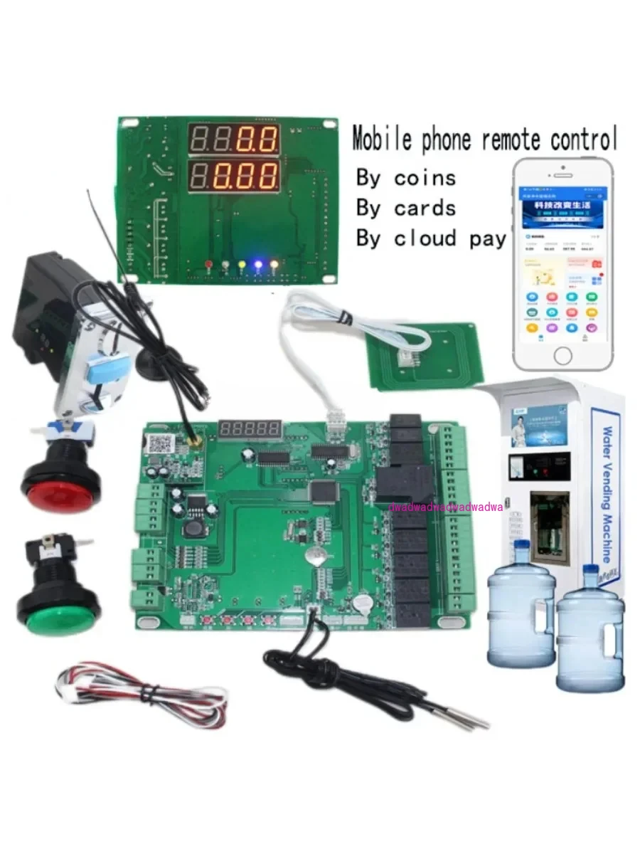 Manufacturer sales customization coins/swiping card Water vending machine Intelligent control board