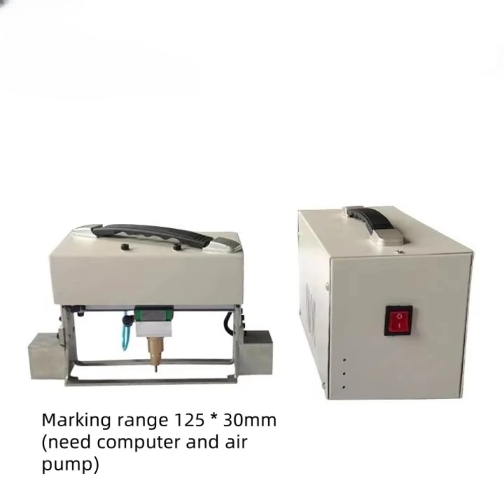 

Hot-selling portable 125 * 30mm metal engraving mechanical chassis pneumatic handheld dot marking machine