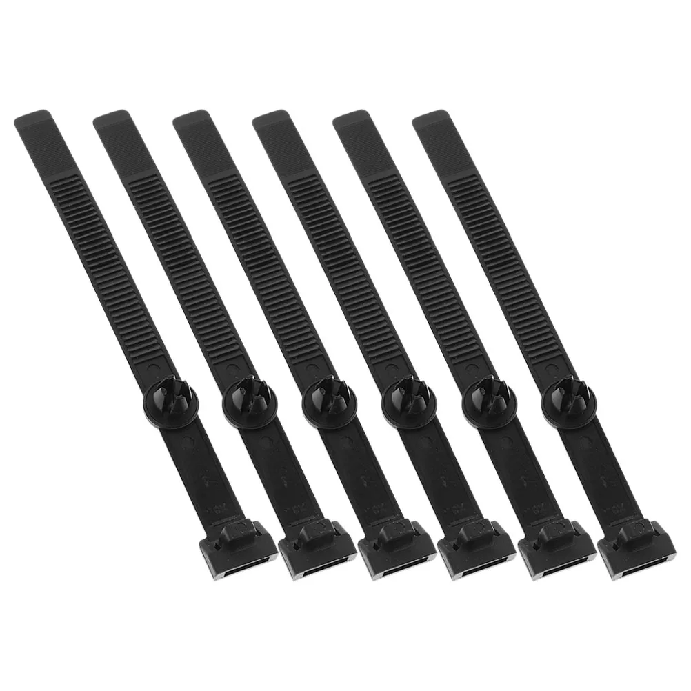 

6pcs Engine Fixing Ties Durable Nylon Cable Clips Wire Harness Fastener Automotive Car Mount Parts Vehicle Wiring Loom Self