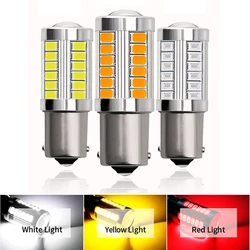 2pcs LED Car Lights 1156 BA15S BAU15S PY21W 1157 P21/5W 7440 7443 W21/5W High Bright 5630 33SMD Turn Signal Lamps DRL Bulbs 12V