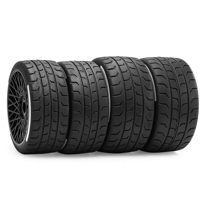 Zestaw kół i opon RC do Arrma 1/7 Felony 6S BLX Limitless F1/Infraction, kółka drogowe z mocowaniem 17mm Hex, zestaw do tuningu.