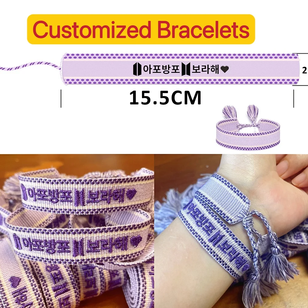 

Браслеты южнокорейские по индивидуальному заказу | Арабский | Плетеные браслеты с английскими надписями, браслеты на заказ, подарок