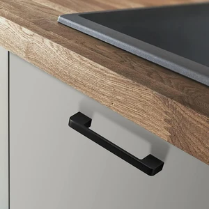 Modern black aluminum door handles, kitchen cabinet, cabinet, furniture straps, pull, cabinet, drawer, wardrobe, door handles, 1pc 6 Main sales drawer puller - №3